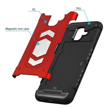 Заредете изображение във визуализатора на галерията – forcell magnet гръб - samsung galaxy a6 plus ( a6+ ) червен - TopMag
