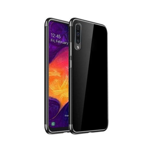 Forcell new electro гръб - samsung galaxy a70 черен - TopMag