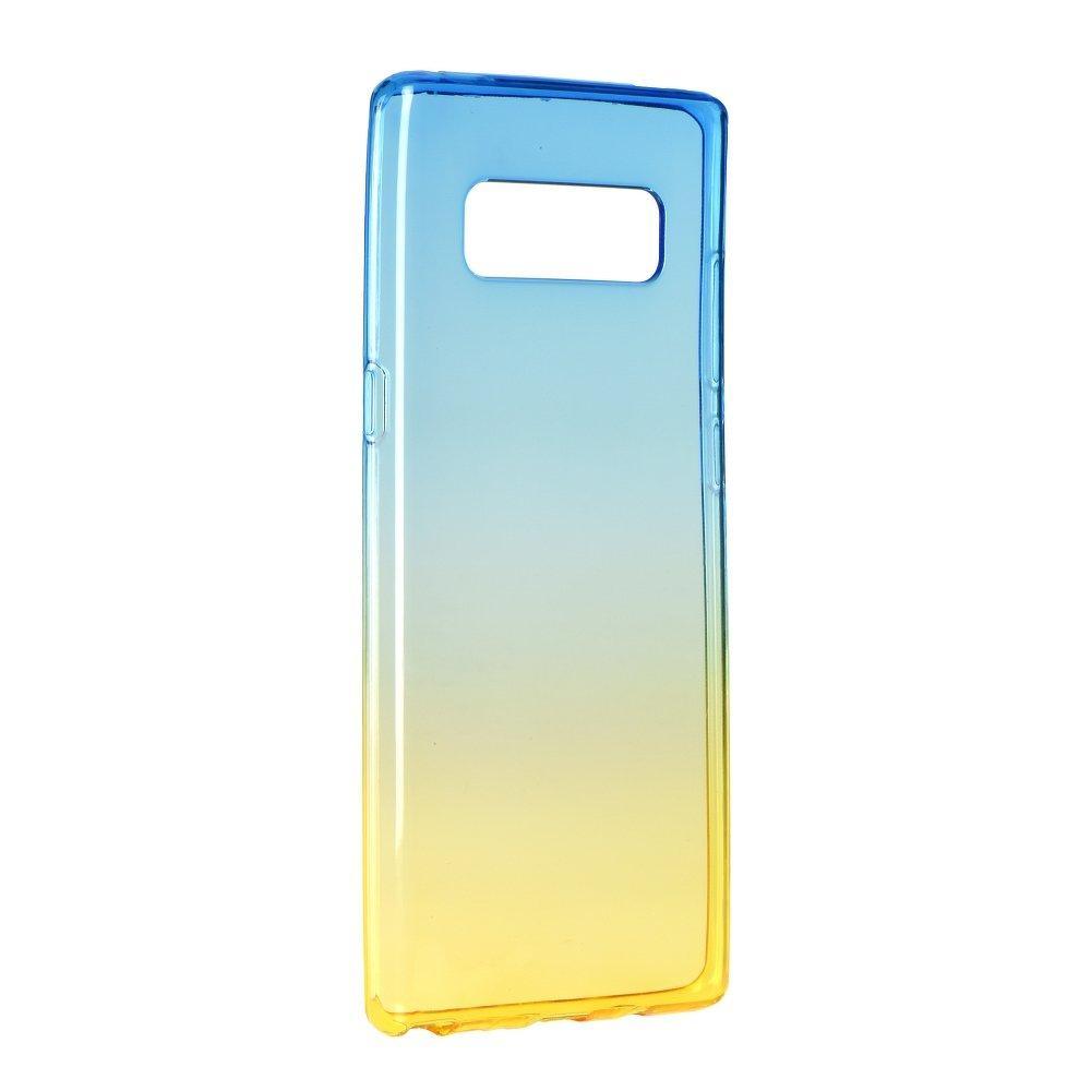 Forcell ombre гръб - samsung galaxy note 8 син-златен - TopMag