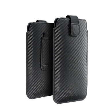 Forcell pocket carbon калъф - size 02 - за iphone iphone 5 / 5s / 5se / 5c - TopMag