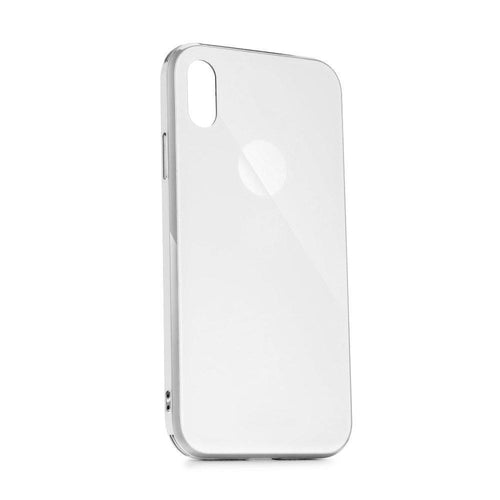 Forcell premium стъклен гръб за iPhone 7 /8 / SE 2020 бял - TopMag