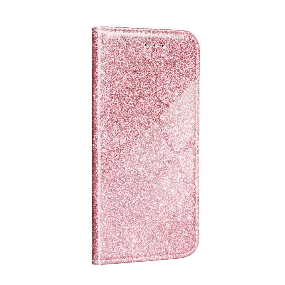 Forcell shining book for motorola moto g 5g plus rose gold - TopMag