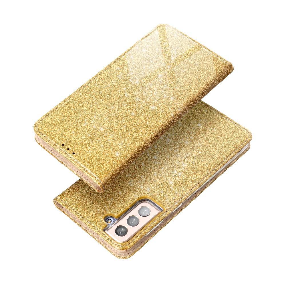Forcell shining book for motorola moto g10 / g30 gold - TopMag
