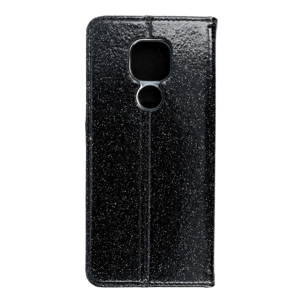 Forcell shining book for motorola moto g9 play / e7 plus black - TopMag