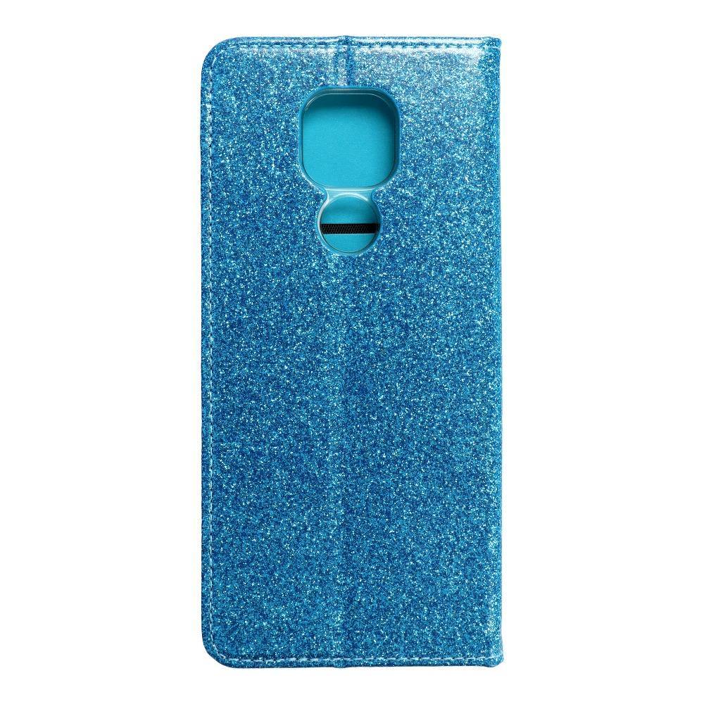 Forcell shining book for motorola moto g9 play / e7 plus blue - TopMag