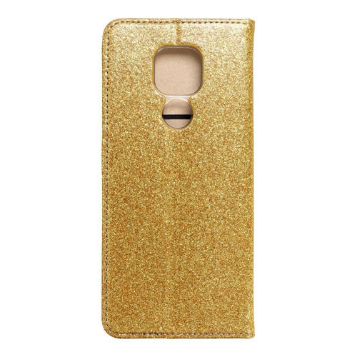 Forcell shining book for motorola moto g9 play / e7 plus gold - TopMag