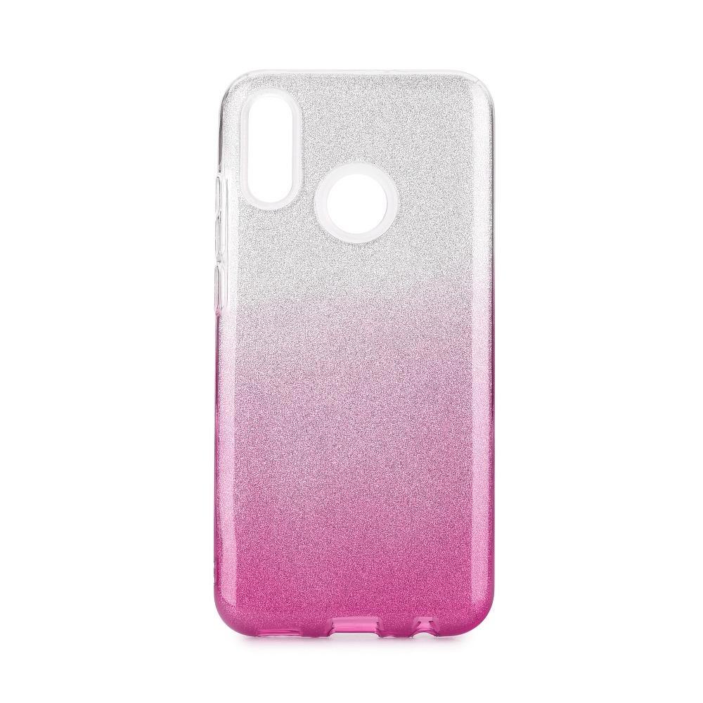Forcell shining case for samsung galaxy a32 5g clear/pink - TopMag