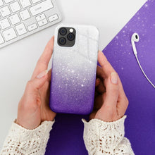 Заредете изображение във визуализатора на галерията – Forcell shining гръб за samsung galaxy a02s clear/violet - TopMag
