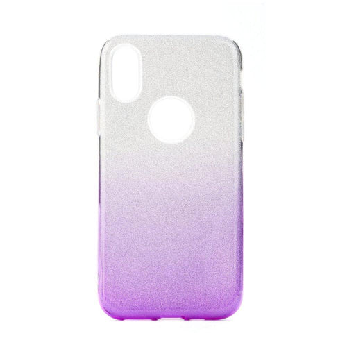 Forcell shining гръб за samsung galaxy m21 clear/violet - TopMag