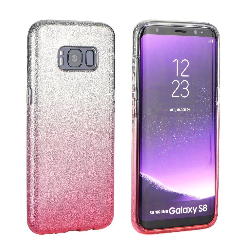 Forcell shining гръб за samsung galaxy s20 fe / s20 fe 5g clear/pink - TopMag