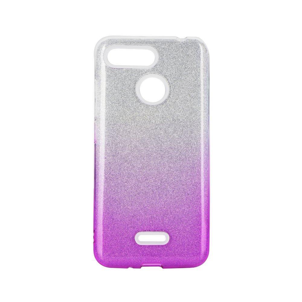 Forcell shining гръб за xiaomi redmi note 9 clear/pink - TopMag
