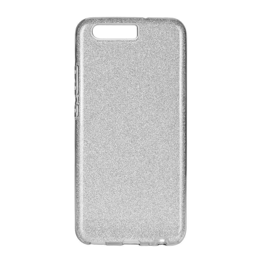 Forcell Shining силиконов гръб - huawei p10 сребърен - TopMag