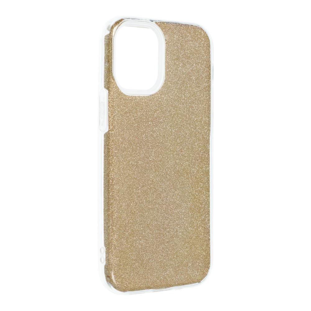 Forcell Shining силиконов гръб - iphone 13 mini gold - TopMag
