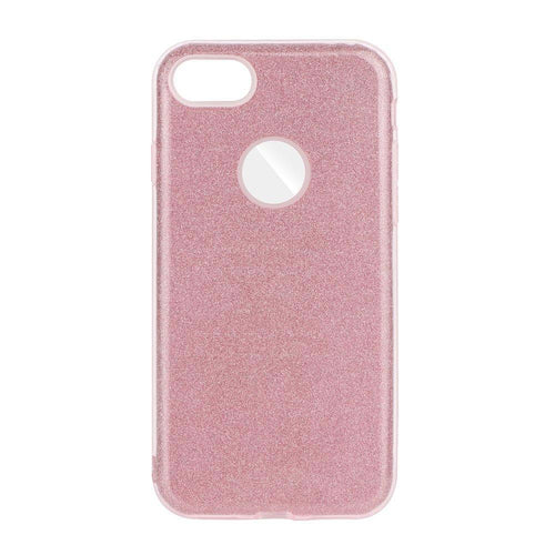 Forcell Shining силиконов гръб - iPhone 5/5s/se розов - TopMag