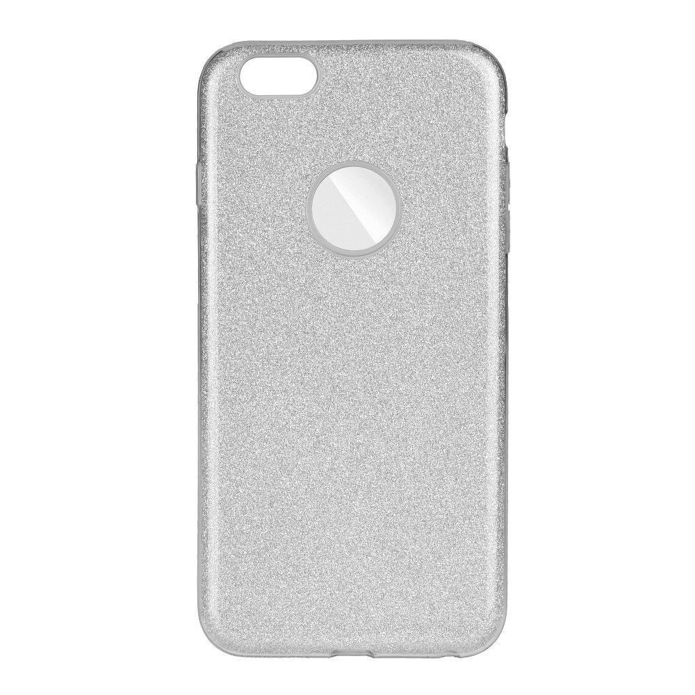 Forcell Shining силиконов гръб - iPhone 6 plus сребърен - TopMag