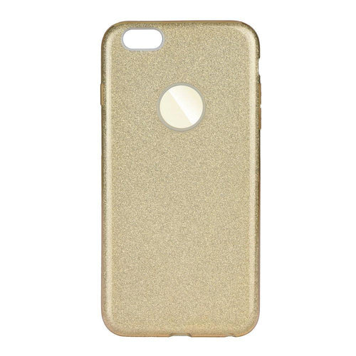 Forcell Shining силиконов гръб - iPhone 6 plus златен - TopMag