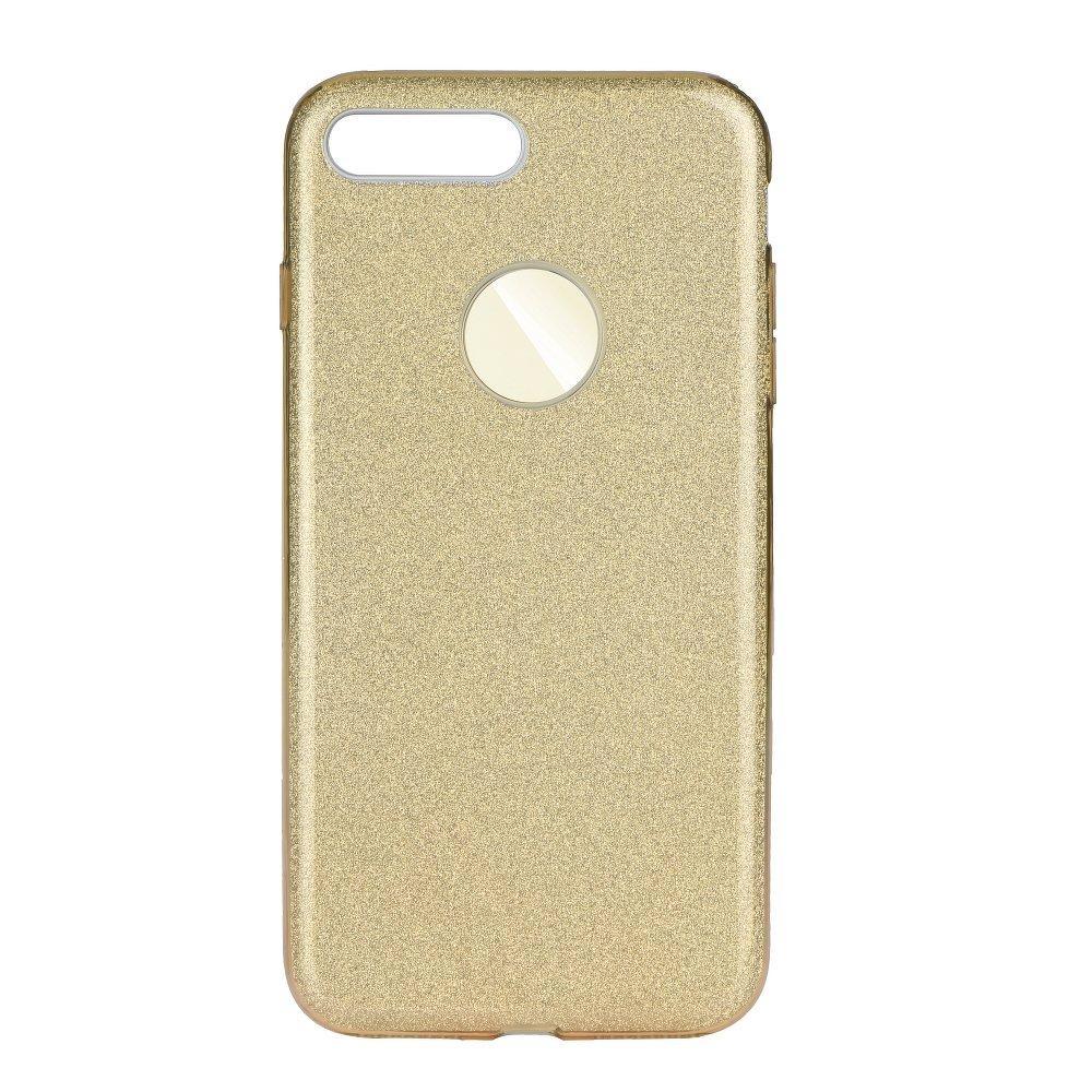 Forcell Shining силиконов гръб - iPhone 7 plus / 8 plus златен - TopMag