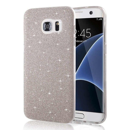 Forcell Shining силиконов гръб - Samsung Galaxy s6 сребърен - TopMag