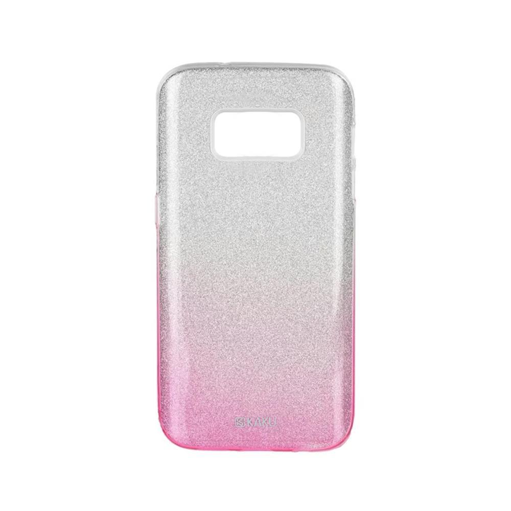 Forcell Shining силиконов гръб - Samsung galaxy S8 Plus сребърен-розов - TopMag
