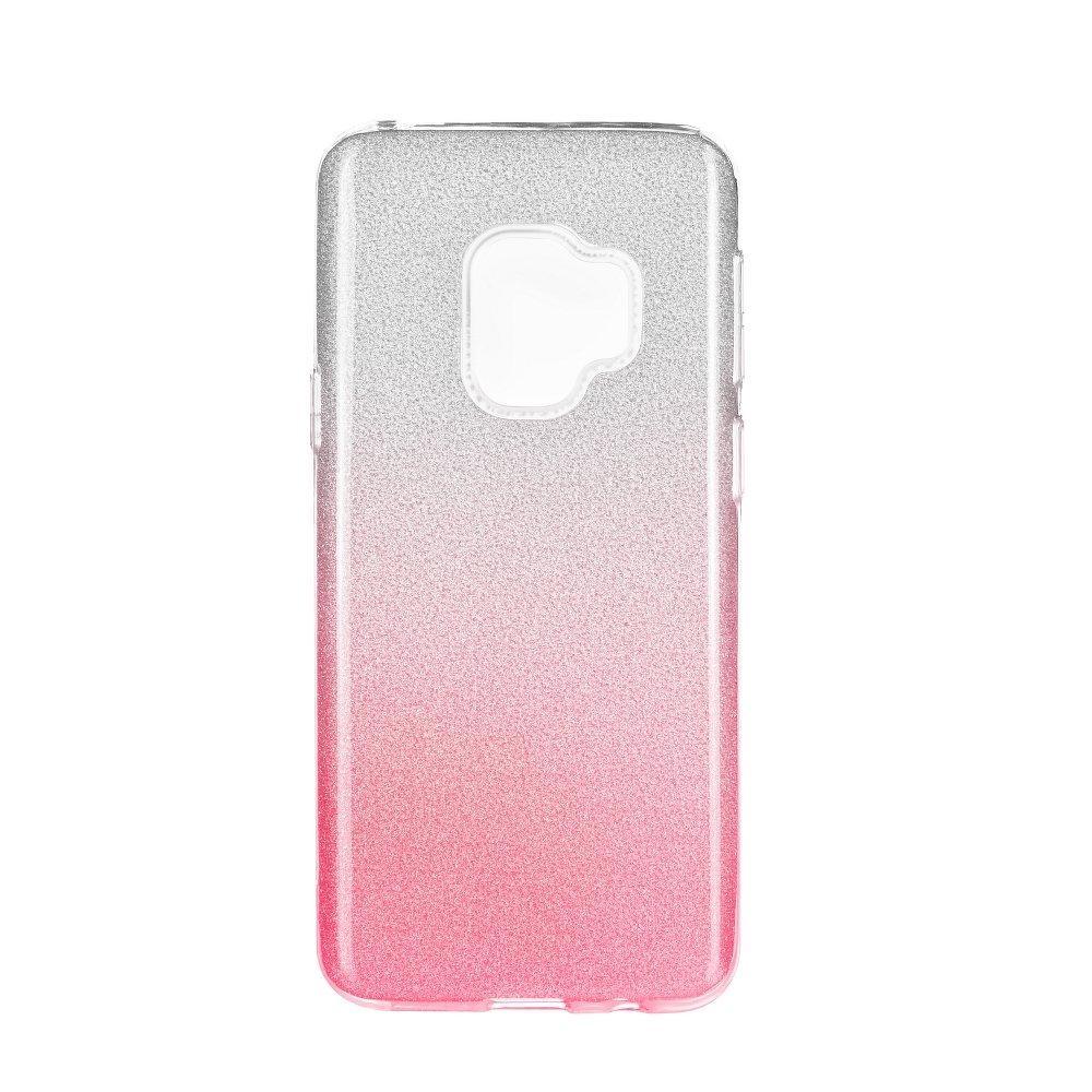 Forcell Shining силиконов гръб - samsung galaxy s9 сребърен-розов - TopMag