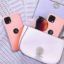 Заредете изображение във визуализатора на галерията – Forcell Silicone Case for IPHONE 12 MINI pink (with hole) - TopMag
