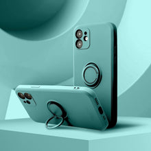 Заредете изображение във визуализатора на галерията – Forcell силиконов гръб с пръстен за iphone 11 green - TopMag
