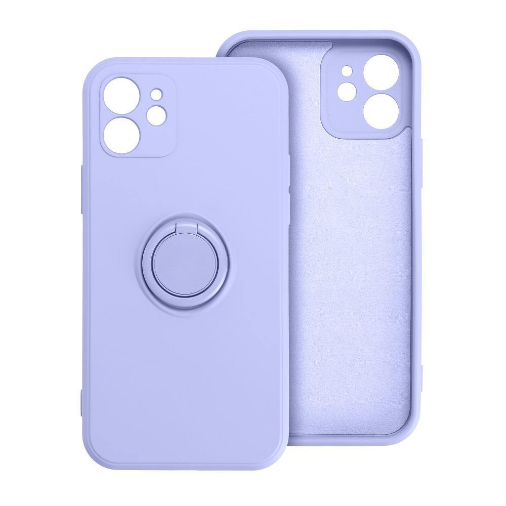 Forcell силиконов гръб с пръстен за iphone 11 violet - TopMag