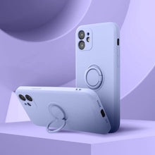 Заредете изображение във визуализатора на галерията – Forcell силиконов гръб с пръстен за iphone 11 violet - TopMag
