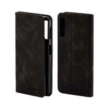 Заредете изображение във визуализатора на галерията – Forcell silk калъф тип книга за samsung a7 2018 черен - TopMag
