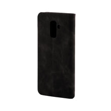 Заредете изображение във визуализатора на галерията – Forcell silk калъф тип книга за samsung galaxy a6 plus 2018 черен - TopMag
