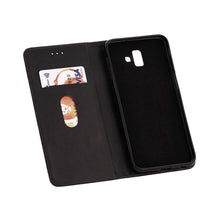 Заредете изображение във визуализатора на галерията – Forcell silk калъф тип книга за samsung j6 2018 черен - TopMag
