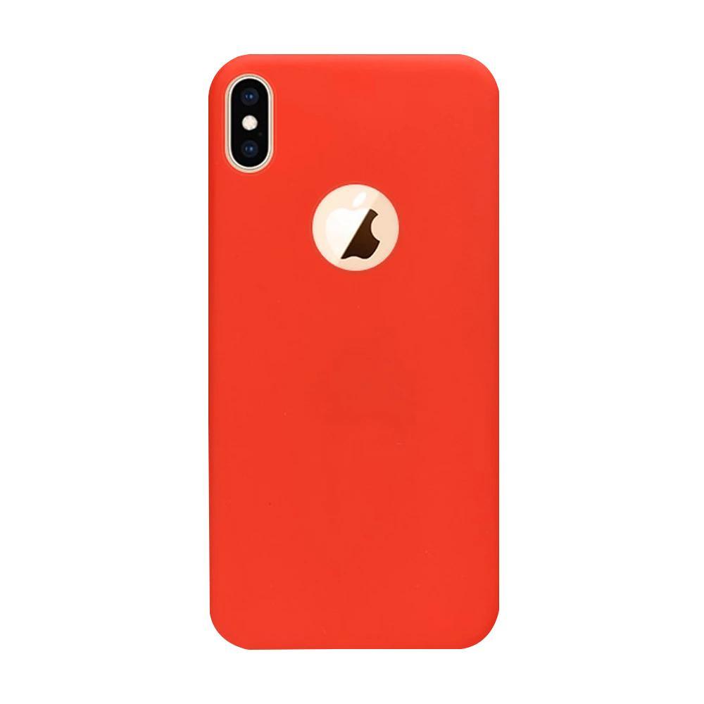 Forcell Soft цветен силиконов гръб - iPhone x / xs червен - TopMag