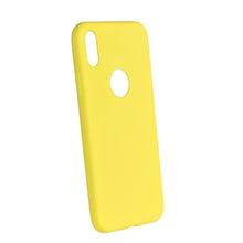 Заредете изображение във визуализатора на галерията – Forcell Soft цветен силиконов гръб - iPhone x / xs жълт - TopMag
