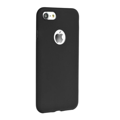Forcell Soft цветен силиконов гръб за iPhone 7 / 8 / SE 2020 черен - TopMag