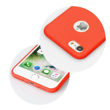 Заредете изображение във визуализатора на галерията – Forcell Soft цветен силиконов гръб за iPhone 8 червен - TopMag
