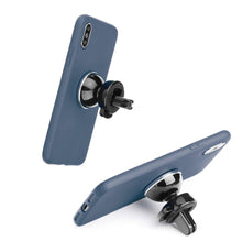 Заредете изображение във визуализатора на галерията – Forcell soft magnet гръб за iPhone 5/5s/se тъмносин - TopMag
