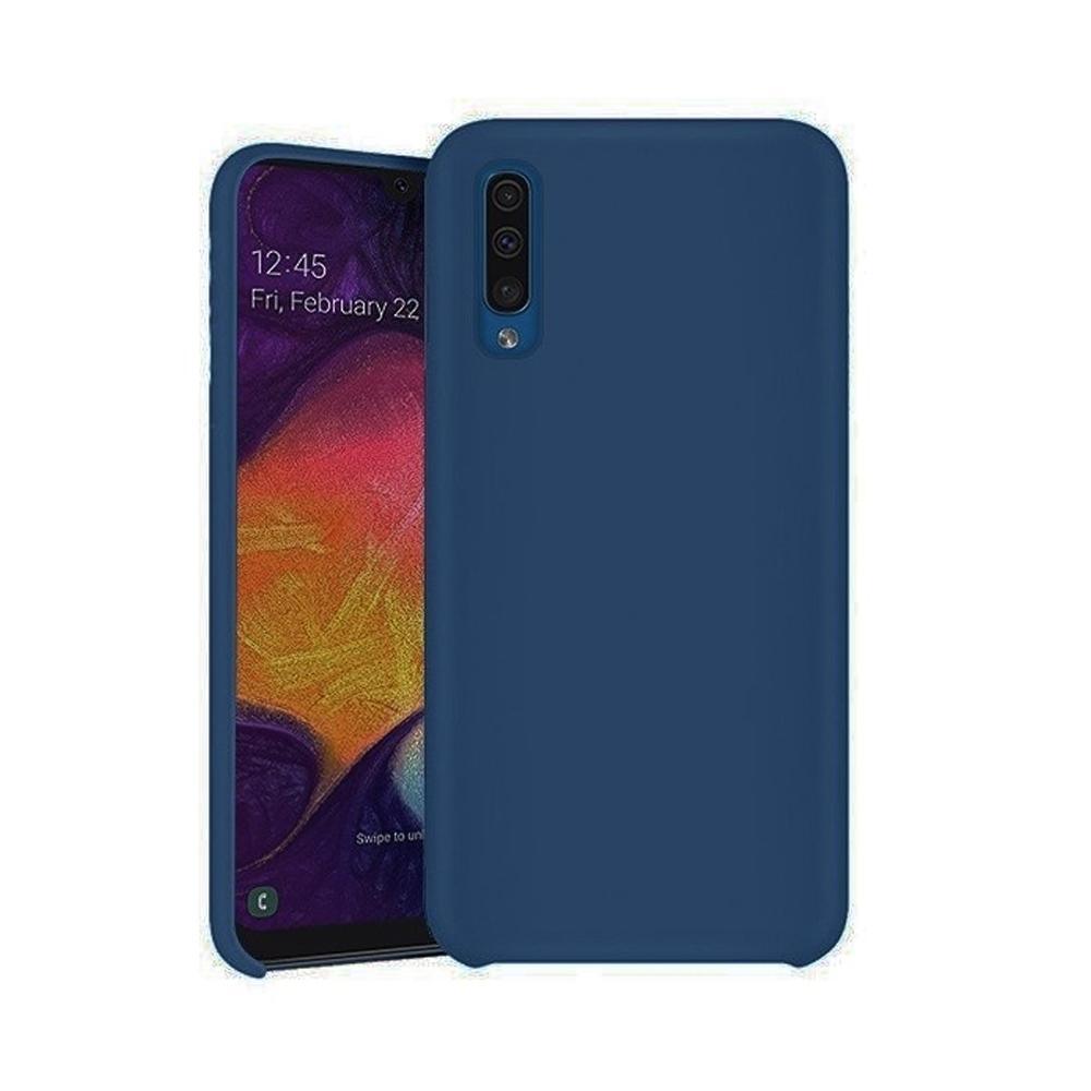 Forcell soft magnet гръб за samsung galaxy a70 тъмносин - TopMag