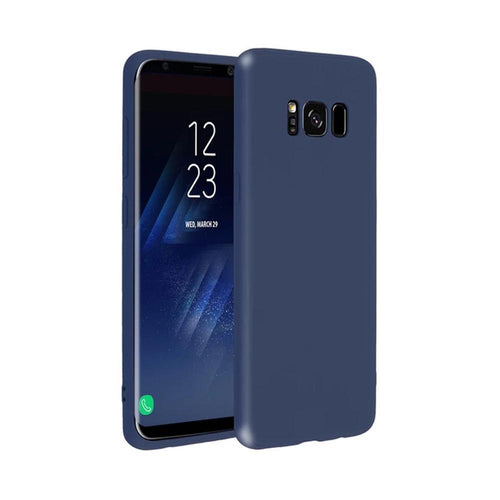 Forcell soft magnet гръб за samsung galaxy s8 plus тъмносин - TopMag