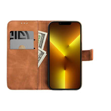 Заредете изображение във визуализатора на галерията – Forcell tender калъф тип книга за iphone 13 mini brown - TopMag
