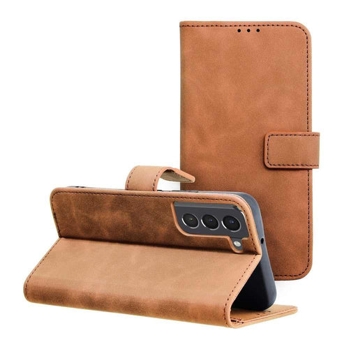 Forcell tender калъф тип книга за samsung galaxy s22 brown - TopMag