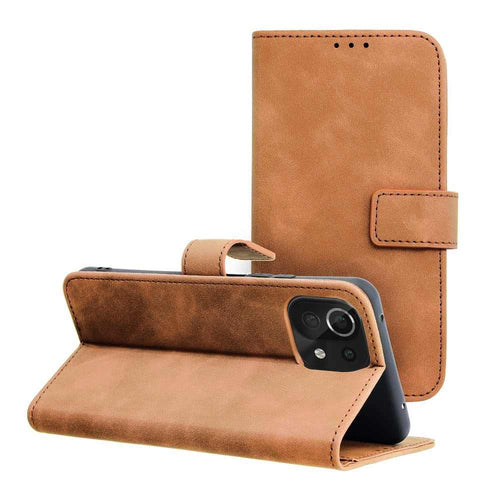 Forcell tender калъф тип книга за xiaomi redmi 10 / redmi note 11 4g brown - TopMag