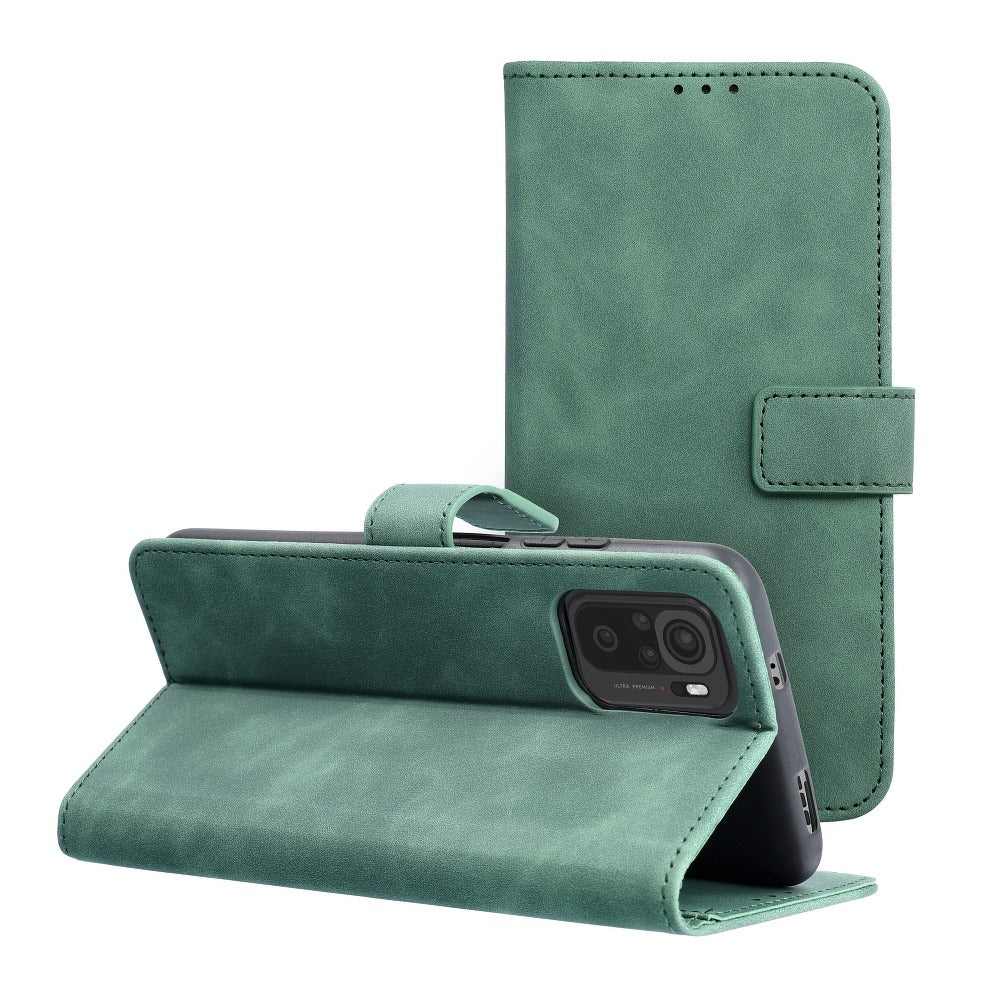Forcell tender калъф тип книга за xiaomi redmi note 10 / 10s green - TopMag