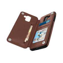 Заредете изображение във визуализатора на галерията – Forcell wallet гръб - samsung galaxy j6 2018 кафяв - TopMag
