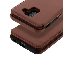 Заредете изображение във визуализатора на галерията – Forcell wallet гръб - samsung galaxy j6 2018 кафяв - TopMag
