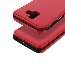 Заредете изображение във визуализатора на галерията – Forcell wallet гръб - samsung galaxy j6+ (j6 plus) червен - TopMag
