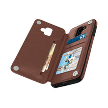 Заредете изображение във визуализатора на галерията – Forcell wallet гръб - samsung galaxy j6+ (j6 plus) кафяв - TopMag
