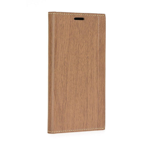 Forcell wood калъф тип книга за iPhone 6 кафяв - TopMag