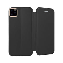 Заредете изображение във визуализатора на галерията – Калъф тип книга forcell elegance - iPhone 11 2019 (6,1) черен - TopMag
