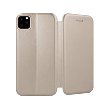 Заредете изображение във визуализатора на галерията – Калъф тип книга forcell elegance - iPhone 11 pro max 2019 (6,5) златен - TopMag
