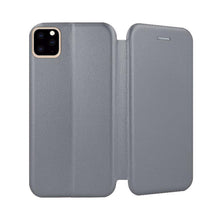 Заредете изображение във визуализатора на галерията – Калъф тип книга forcell elegance - iPhone 11 2019 (6,1) сив - TopMag
